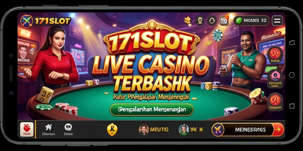 Tampilan gameplay menarik di 171SLOT dengan dealer langsung.