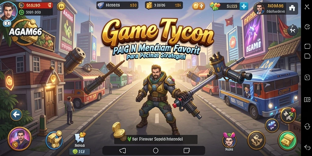 Tampilan screenshot AGAM66 menampilkan pengelolaan bisnis yang dinamis.