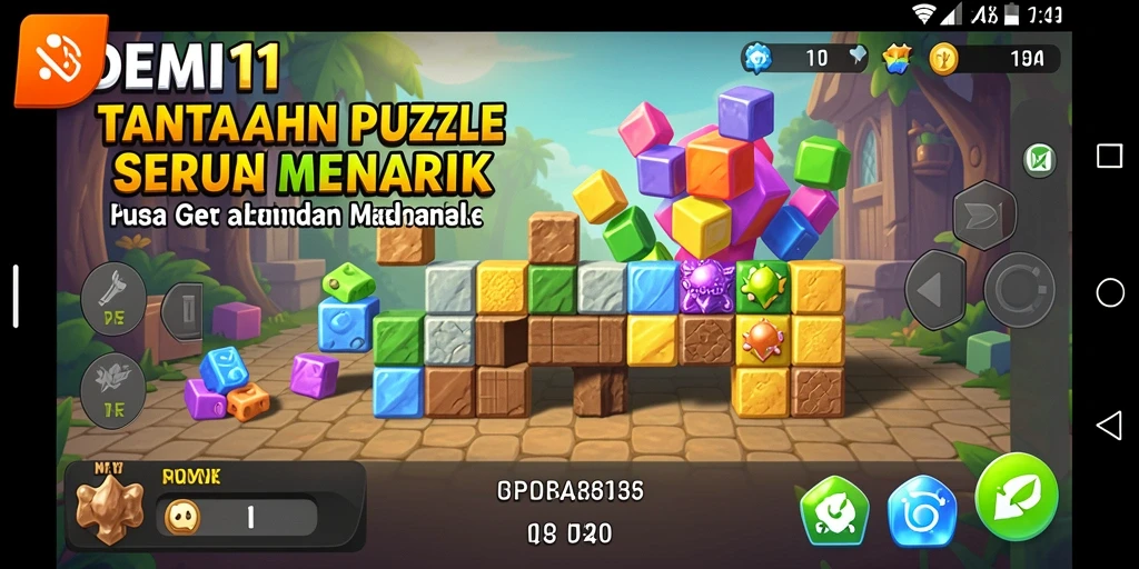 Screenshot dari gameplay DEMI11 yang menarik dan seru.