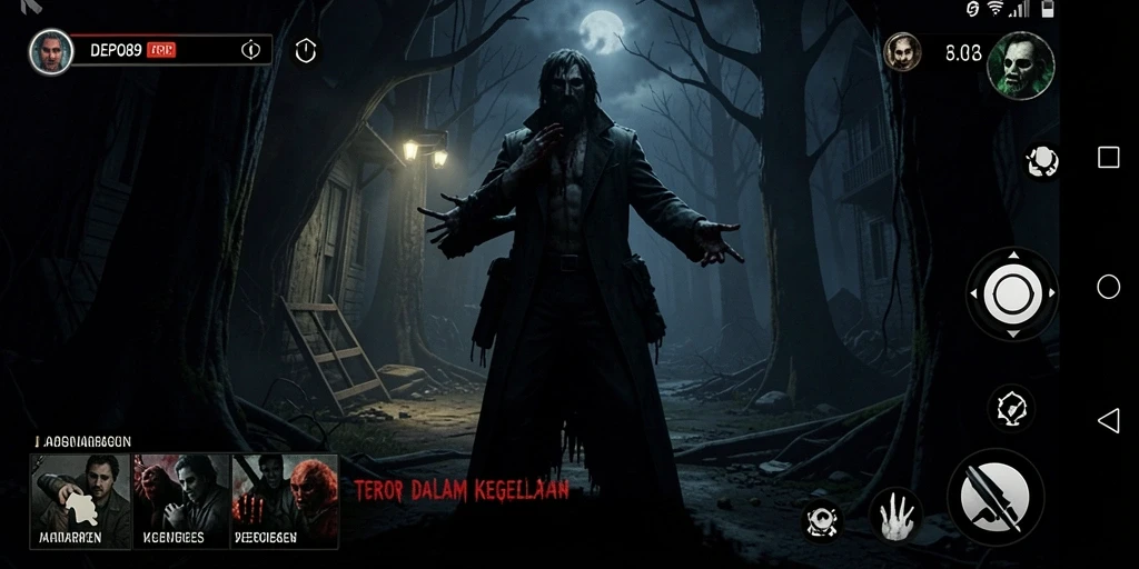 Gameplay DEPO89 yang menakutkan di dunia gelap.