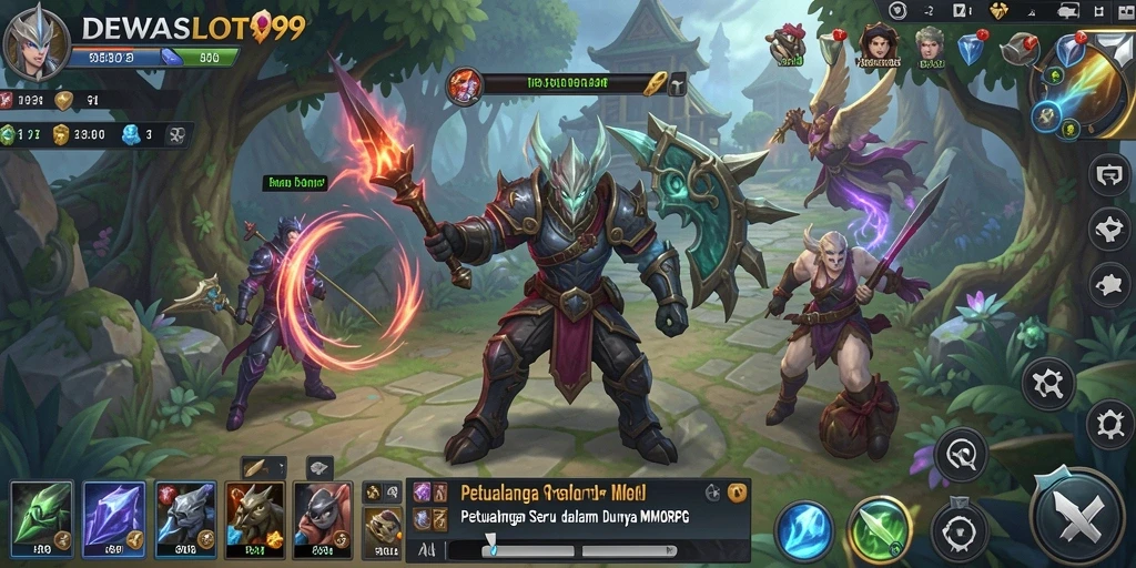 Tampilan gameplay yang menarik dan mendalam di DEWASLOT99.