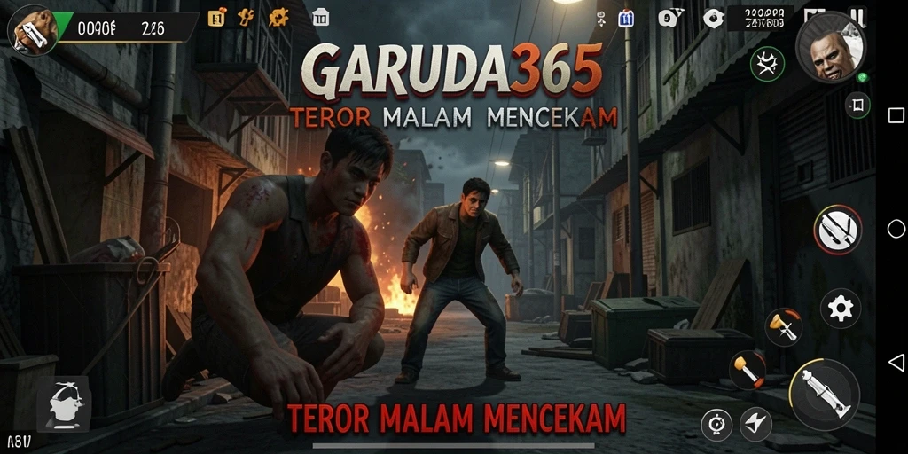 Screenshot gameplay GARUDA365 yang menampilkan momen-momen mencekam.