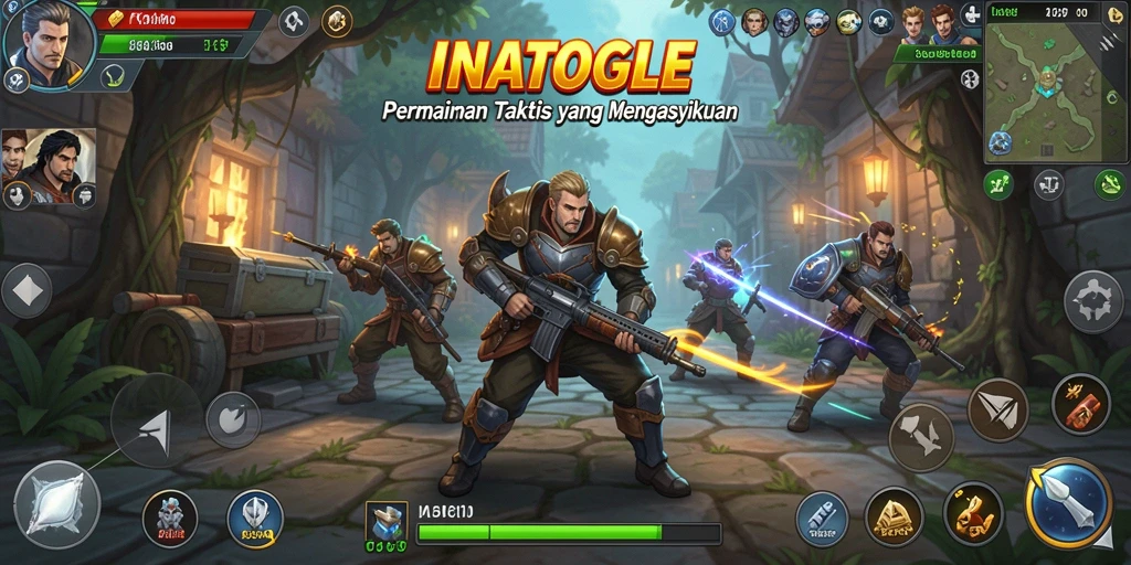 Tampilan gameplay seru di INATOGEL yang penuh strategi.
