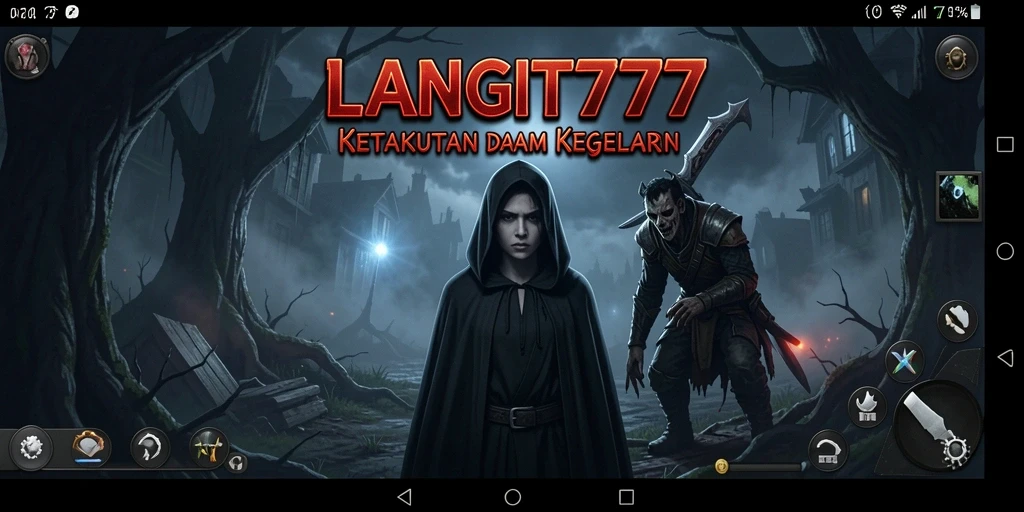 Gameplay menegangkan dalam LANGIT777 dengan atmosfer yang menyeramkan.