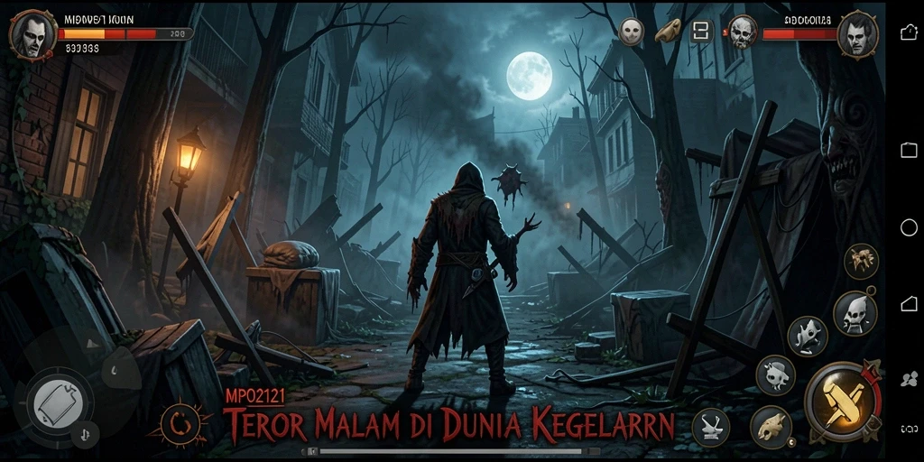 Screenshot dari gameplay MPO2121 yang memperlihatkan kengerian dan ketegangan.