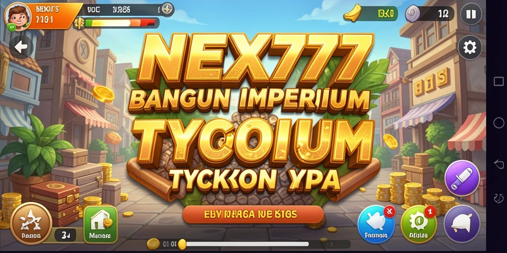 Tampilan gameplay NEX777 yang menunjukkan keseruan membangun bisnis.