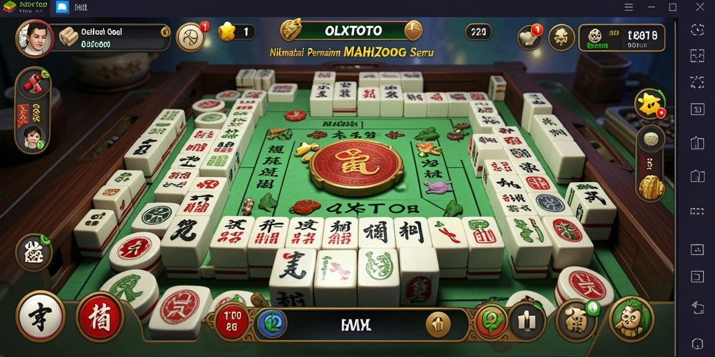 Screenshot utama OLXTOTO dengan tampilan gameplay Mahjong yang menarik.