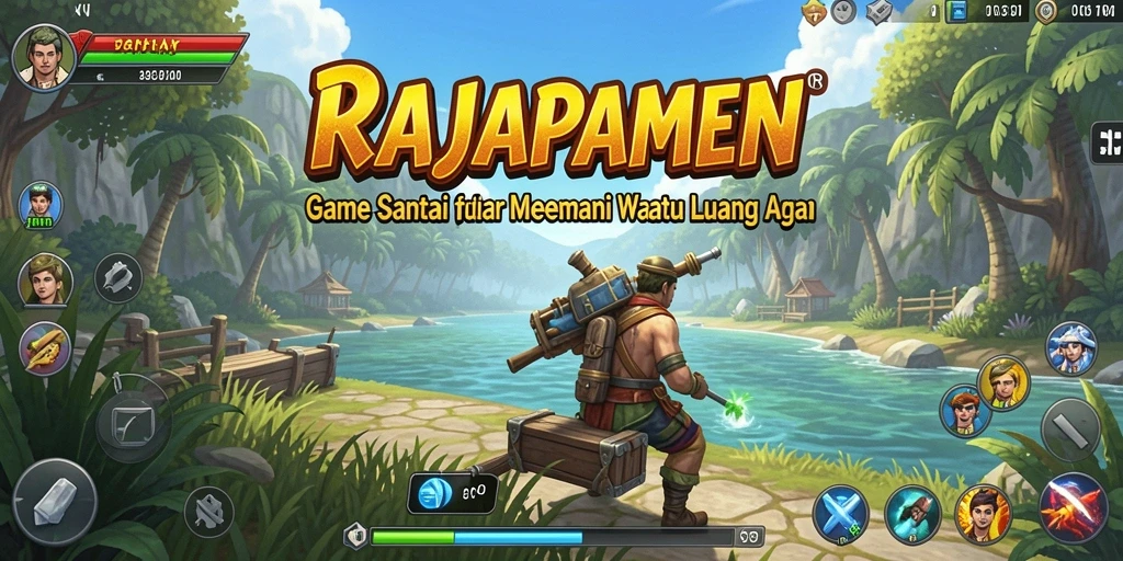Screenshot gameplay RAJAPAMEN menunjukkan momen seru saat menyelesaikan tantangan.