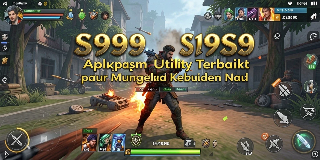 Tampilan antarmuka S9S9 yang sederhana dan intuitif.