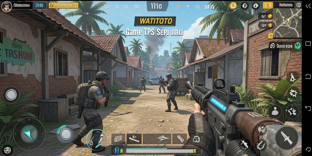 Tangkapan layar gameplay ganas dalam WATITOTO.