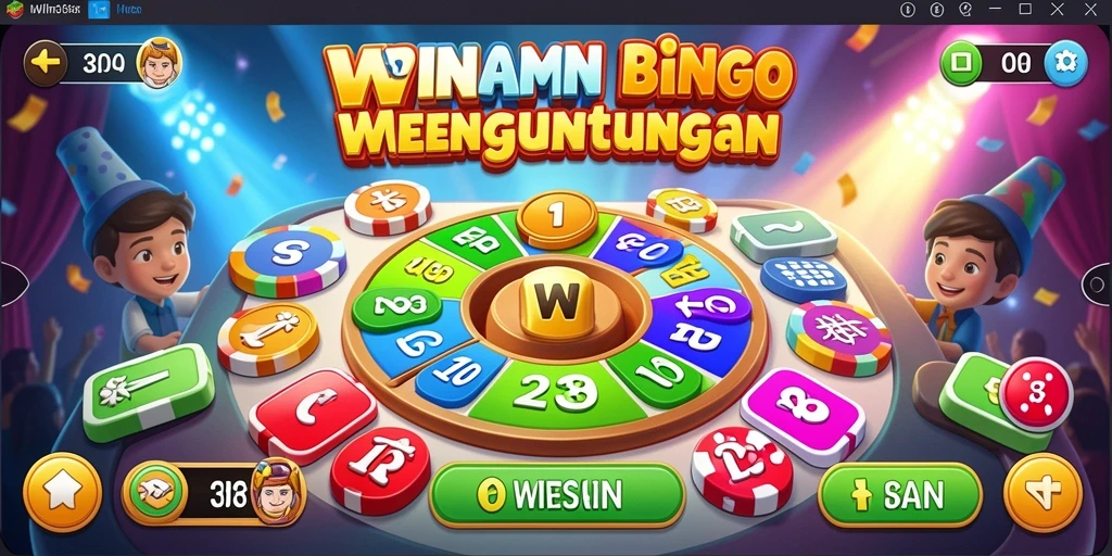 Tampilan gameplay WIN33 dengan suasana Bingo yang menarik.